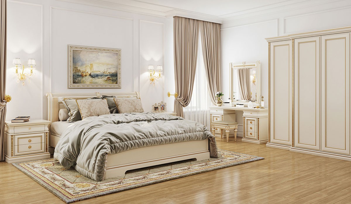 Bedroom interior from the Angelica collection