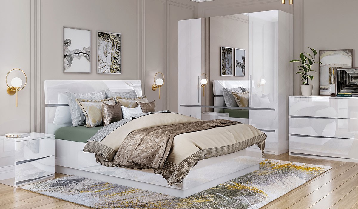 Bedroom interior from the Naples collection