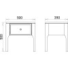 Тумба прикроватная Одри